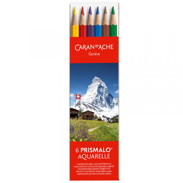 Prismalo Farbstifte 6 Stück Buntstifte Malstifte Swiss Made