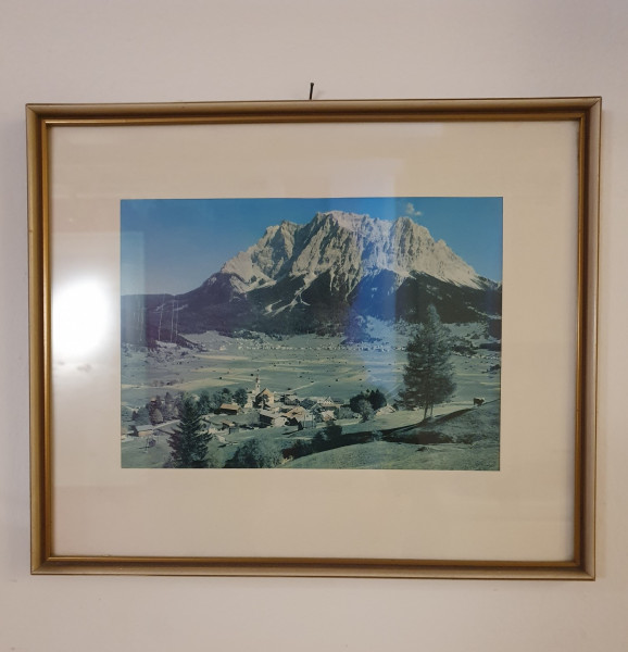 Foto Wandbild Alpenbild aus den 60er Jahren