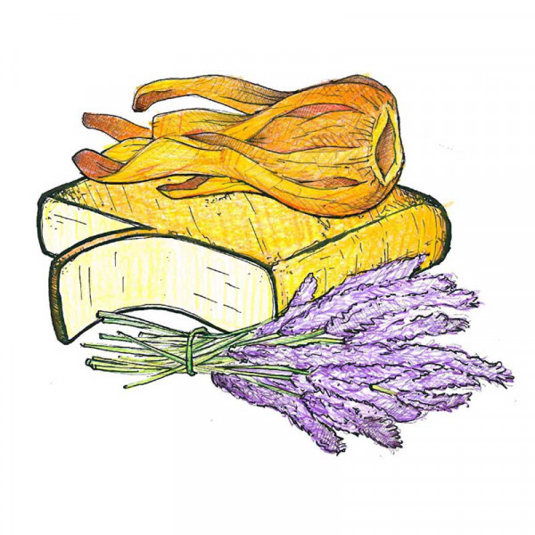 Raclettekäse Lavendel Muskatblüte - Jumi Schweizer Käse