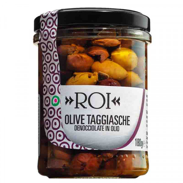 Ligurische Taggiasca Oliven ohne Stein - Olio Roi